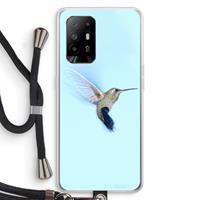 Kolibri: Oppo A94 5G Transparant Hoesje met koord