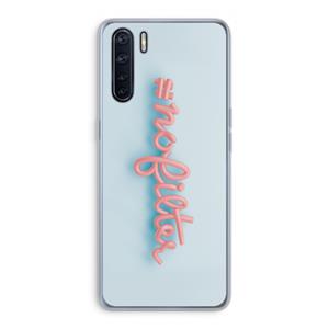 CaseCompany nofilter: Oppo A91 Transparant Hoesje