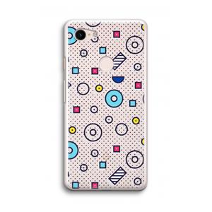 CaseCompany 8-bit N°9: Google Pixel 3 Transparant Hoesje