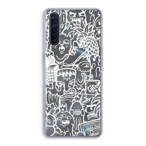 CaseCompany Vexx Mixtape #2: Oppo A91 Transparant Hoesje