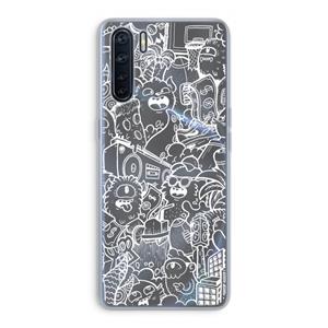 CaseCompany Vexx City #2: Oppo A91 Transparant Hoesje