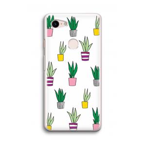 CaseCompany Sanseveria: Google Pixel 3 Transparant Hoesje