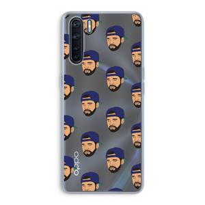 CaseCompany Drake Away: Oppo A91 Transparant Hoesje