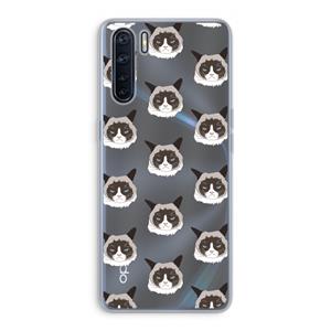 CaseCompany It's a Purrr Case: Oppo A91 Transparant Hoesje