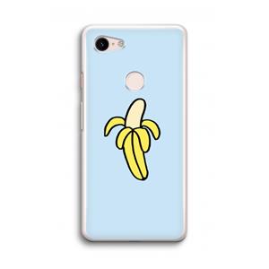 CaseCompany Banana: Google Pixel 3 Transparant Hoesje