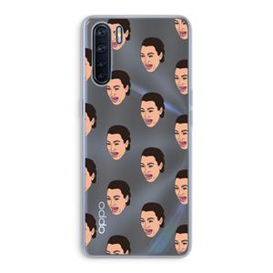 CaseCompany Ugly Cry Call: Oppo A91 Transparant Hoesje