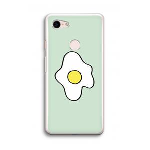 CaseCompany Spiegelei: Google Pixel 3 Transparant Hoesje