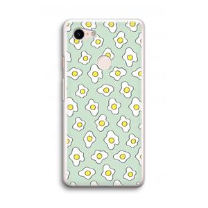 CaseCompany Spiegeleitjes: Google Pixel 3 Transparant Hoesje