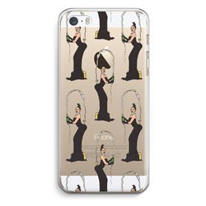CaseCompany Pop Some Kim: iPhone 5 / 5S / SE Transparant Hoesje