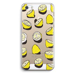 CaseCompany When Life Gives You Lemons...: iPhone 5 / 5S / SE Transparant Hoesje