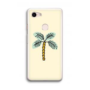 CaseCompany Palmboom: Google Pixel 3 Transparant Hoesje