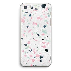 CaseCompany Terrazzo N°3: iPhone 5 / 5S / SE Transparant Hoesje