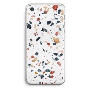 CaseCompany Terrazzo N°4: iPhone 5 / 5S / SE Transparant Hoesje