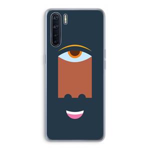 CaseCompany Mono M: Oppo A91 Transparant Hoesje