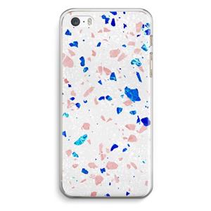 CaseCompany Terrazzo N°6: iPhone 5 / 5S / SE Transparant Hoesje