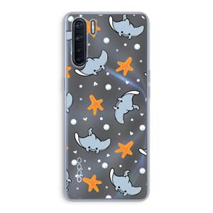 CaseCompany Manta: Oppo A91 Transparant Hoesje