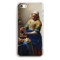 CaseCompany The Milkmaid: iPhone 5 / 5S / SE Transparant Hoesje