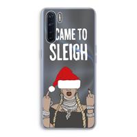 CaseCompany Came To Sleigh: Oppo A91 Transparant Hoesje
