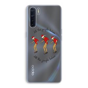 CaseCompany Jingle Ladies: Oppo A91 Transparant Hoesje