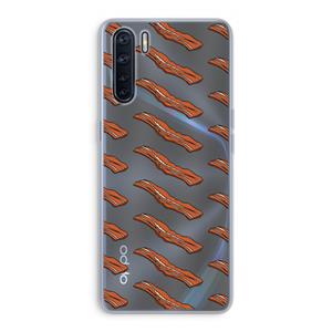 CaseCompany Bacon to my eggs #2: Oppo A91 Transparant Hoesje