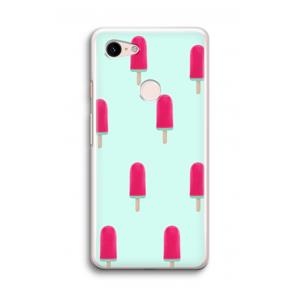CaseCompany Waterijsje: Google Pixel 3 Transparant Hoesje