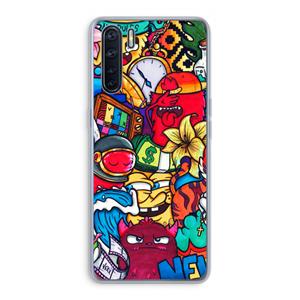 CaseCompany No Rules: Oppo A91 Transparant Hoesje
