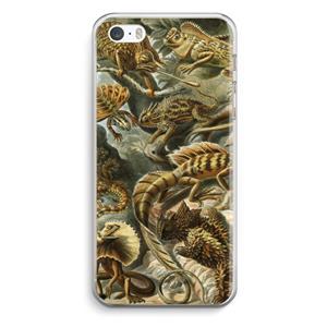 CaseCompany Haeckel Lacertilia: iPhone 5 / 5S / SE Transparant Hoesje