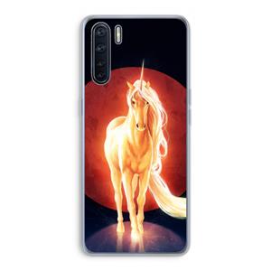 CaseCompany Last Unicorn: Oppo A91 Transparant Hoesje