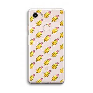 CaseCompany Waterijsjes: Google Pixel 3 Transparant Hoesje
