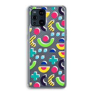 CaseCompany 8-bit N°1: Oppo Find X3 Transparant Hoesje