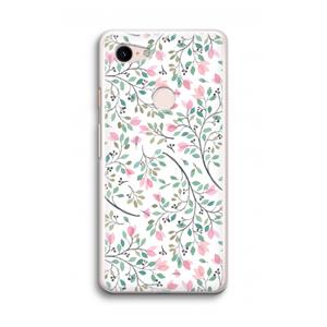 CaseCompany Sierlijke bloemen: Google Pixel 3 Transparant Hoesje