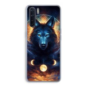CaseCompany Wolf Dreamcatcher: Oppo A91 Transparant Hoesje