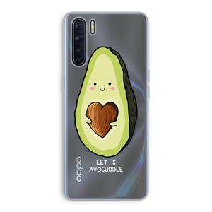 CaseCompany Avocuddle: Oppo A91 Transparant Hoesje