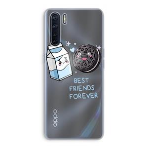 CaseCompany Best Friend Forever: Oppo A91 Transparant Hoesje