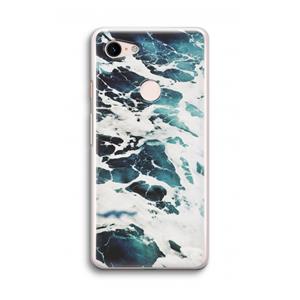 CaseCompany Golven: Google Pixel 3 Transparant Hoesje