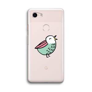CaseCompany Birdy: Google Pixel 3 Transparant Hoesje