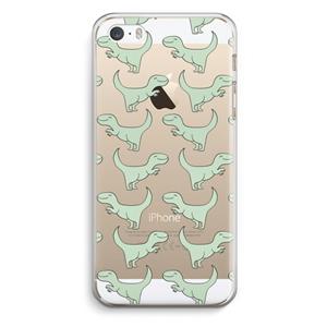 CaseCompany Dinos: iPhone 5 / 5S / SE Transparant Hoesje