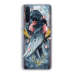 CaseCompany Golden Raven: Oppo A91 Transparant Hoesje