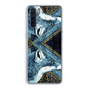 CaseCompany Golden Fox: Oppo A91 Transparant Hoesje