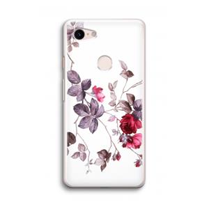 CaseCompany Mooie bloemen: Google Pixel 3 Transparant Hoesje