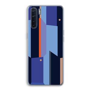 CaseCompany Gestalte 3: Oppo A91 Transparant Hoesje