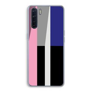 CaseCompany Gestalte 4: Oppo A91 Transparant Hoesje