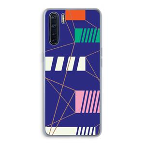 CaseCompany Gestalte 5: Oppo A91 Transparant Hoesje