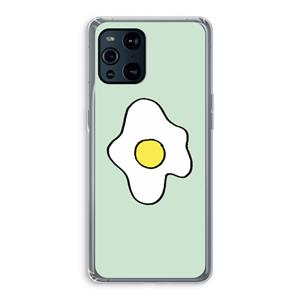 CaseCompany Spiegelei: Oppo Find X3 Transparant Hoesje