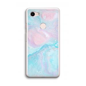 CaseCompany Fantasie pastel: Google Pixel 3 Transparant Hoesje