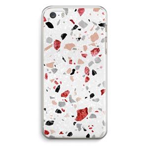 CaseCompany Terrazzo N°12: iPhone 5 / 5S / SE Transparant Hoesje