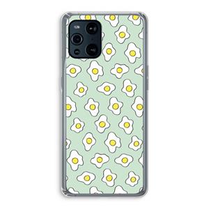 CaseCompany Spiegeleitjes: Oppo Find X3 Transparant Hoesje