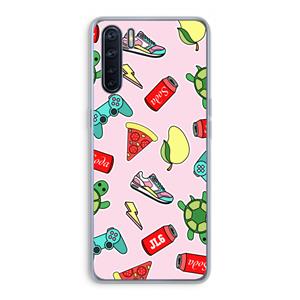 CaseCompany Things Jamie Loves: Oppo A91 Transparant Hoesje