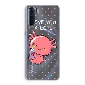 CaseCompany Love You A Lotl: Oppo A91 Transparant Hoesje