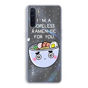 CaseCompany I'm A Hopeless Ramen-Tic For You: Oppo A91 Transparant Hoesje